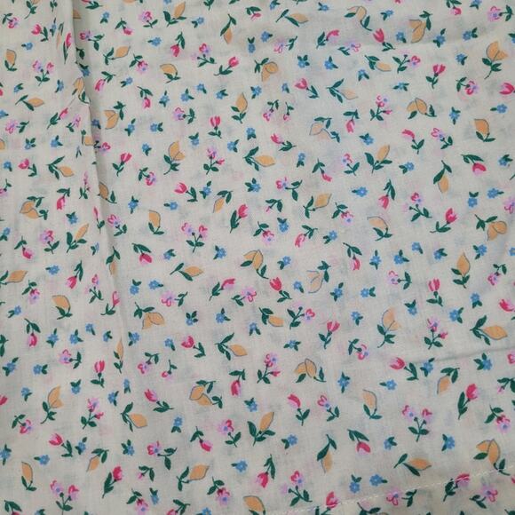 Vintage Movie Star midi nightgown floral lemon citrus pullover - Picture 4 of 8